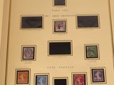 a picture of a book with a picture of stamps on it
