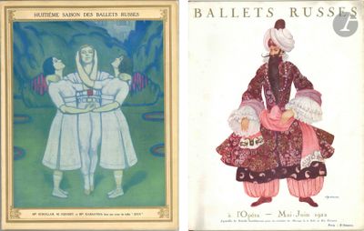 deux tableaux représentant des femmes en costume traditionnel, dont l'une tient un bébé dans ses bras