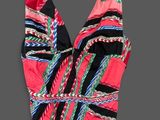 an image of a bathing suit with a colorful pattern on it