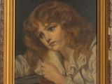 Portrait d'une jeune fille en train de lire un livre, par [auteur]