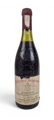 a bottle of wine that is sitting on a table