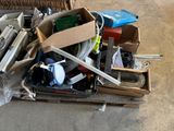 a box full of assorted items sitting on the floor