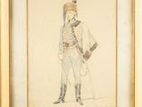 an image of a drawing of a soldier in a uniform