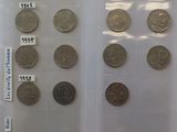 a lot of coins that are in a plastic bag