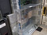 a computer case that has a bunch of wires in it