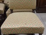 pair of upholstered chairs with matching upholstered upholstered chairs