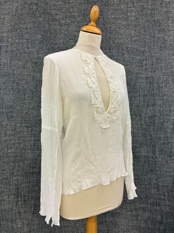 SANDRO : tunique en crêpe taille 40