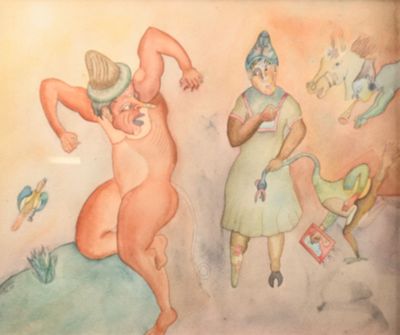 Miguel VON DANGEL (1946) Sans Titre, 1989