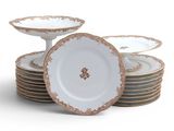 a stack of plates that are sitting on top of each other