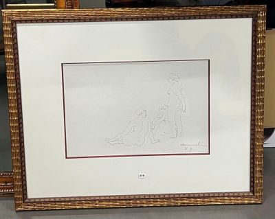 une photo d'une photo représentant un homme et une femme assis sur un banc