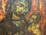 an image of a painting of a woman holding a child