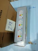 Lot de 12 réglettes d’éclairage à 2 spots, finition laiton b… (photo 2)