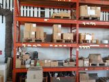 many boxes and boxes on the shelves in the warehouse
