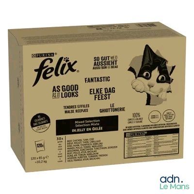 une boîte de Felix aussi appétissante qu'elle en a l'air