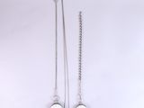 paire de montres de poche plaquées argent, avec chaîne et chaîne