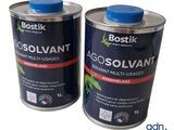 two cans of bostik acosolvantt multi - usage paint