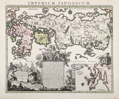 une vieille carte du monde sur laquelle figurent de nombreuses personnes