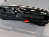 a suitcase that is sitting on top of a table