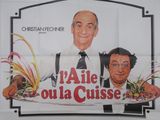french movie poster for the film l ' aile ou la cuisine