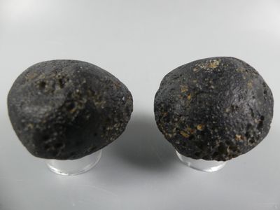 Duo de macro-tectites australasiennes (impacts de météorites…