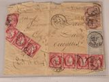 un bout de papier sur lequel figurent quelques timbres
