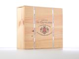 an image of a wooden box with a bottle of wine in it
