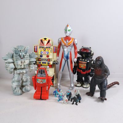 a lot of toys that are sitting on a table