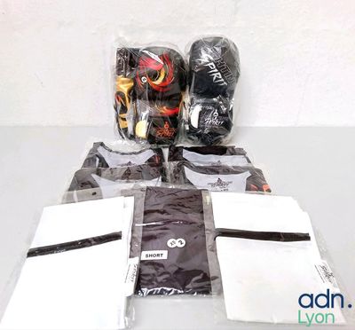 un grand nombre d'objets posés sur une table