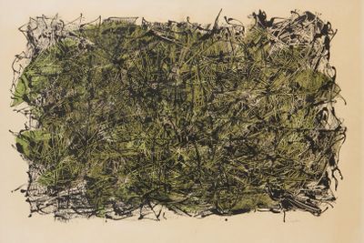 une image représentant un dessin d'un carré d'herbe sur une surface blanche