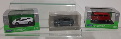 Lot de 3 mini voitures