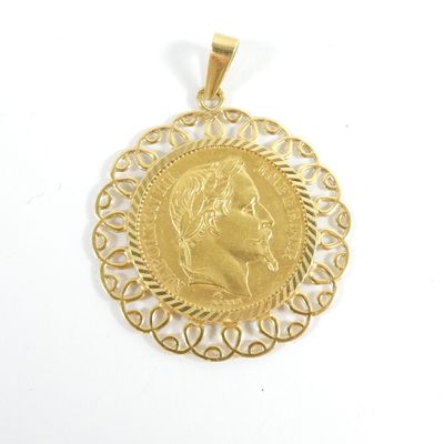 an image of a gold coin with a woman ' s face on it
