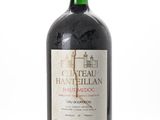 a bottle of wine that is sitting on a table