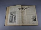 an open book with a picture of a woman on it