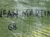 a close up of a sign on a glass window