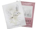deux livres sur fond blanc, avec le dessin d'une colombe