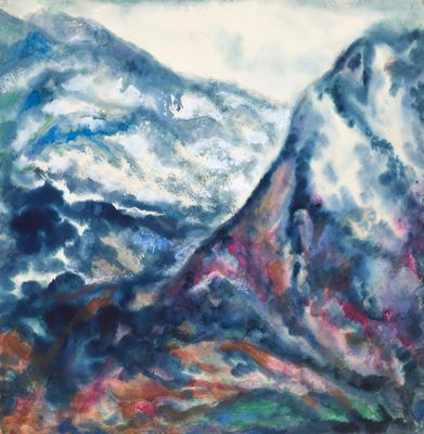 Camille BERG (1904-1991) Lot de 3 monotypes et un dessin