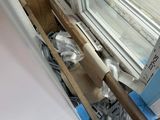 a picture of a picture of a window being built