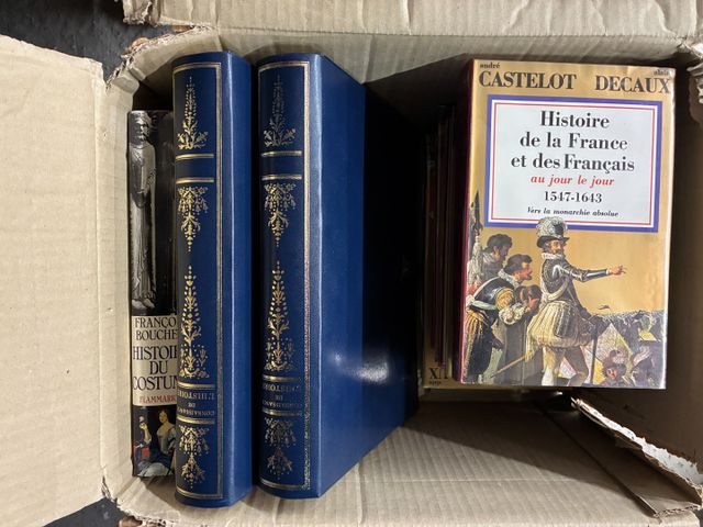 Lot de livres d’histoire dont Castelot Decaux histoire de la Fran...