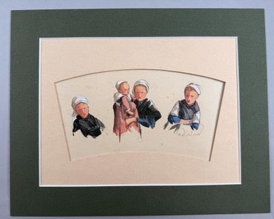 une photo d'une photo montrant trois personnes assises sur un banc