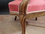 an old wooden chair with pink upholstered upholstered upholstered upholstered upholstered upholstered upholstered upholstered uphol