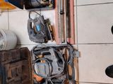 a picture of a room with a bunch of tools on the wall