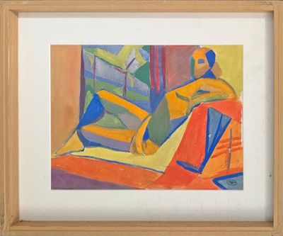 une image d'un tableau représentant un homme assis sur une chaise