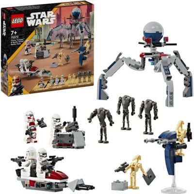 Pack de combat « Clone Troopers » de la gamme Lego Star Wars, comprenant des Clone Troopers et des soldats