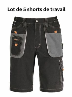 Lot de 5 shorts de travail Kapriol, Taille XL - Neuf, retrai…