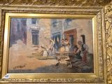 a picture of a painting hanging on a wall