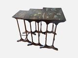 a table that has a bunch of chairs on top of it