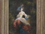 an image of a painting of a woman holding a child