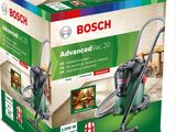 a box of bosch advanced vacuum cleaners on a white background