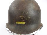 a close up of a helmet on a white background