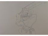 pencil drawing of a man holding a baseball bat on a sheet of paper